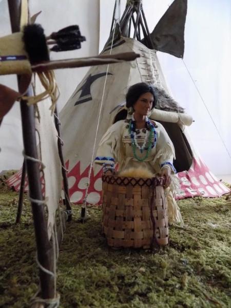 Teepee diorama
