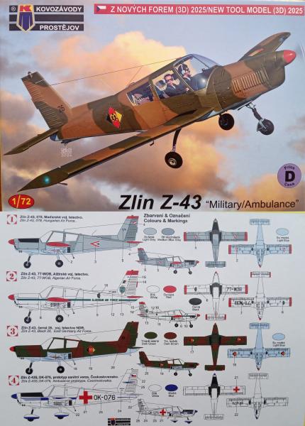 KO Models Zlin Z-43 Military-Ambulence