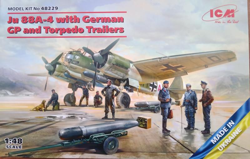 ICM 48229 Ju-88A - German GP and torpedo trailers