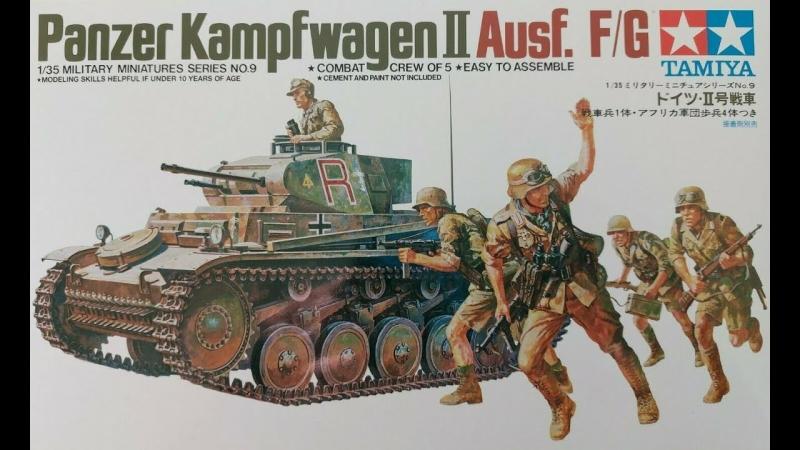 3000.- Tamiya Panzer II F-G, érintetlen