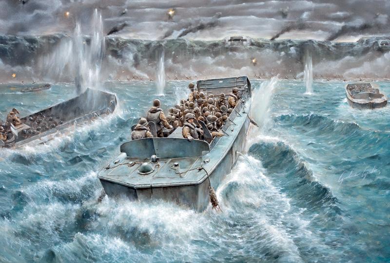 7000.- Italeri LCVP, megkezdetlen, de FIGURÁK NÉLKÜL