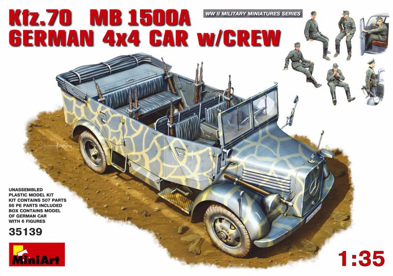 7500.- Miniart 1-35 Kfz. 70, megkezdetlen
