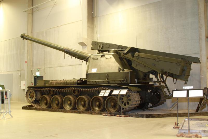 155 mm-es önjáró löveg prototípus a hatvans évek elejéről