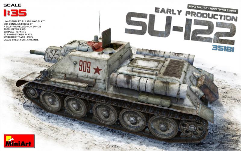 MiniArt 35181 SU-122  Early Production 12,000.- Ft