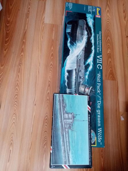 VII-C
1:72 Revell 05015

VII-D átalakító készlet
Secial Navy SN72005