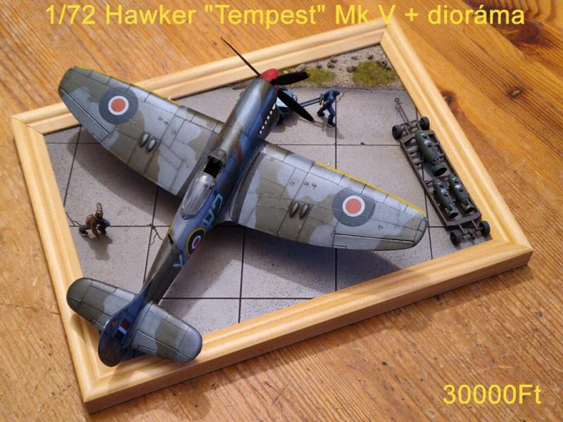 1.72 Hawker Tempest Mk.V plusz dioráma 2