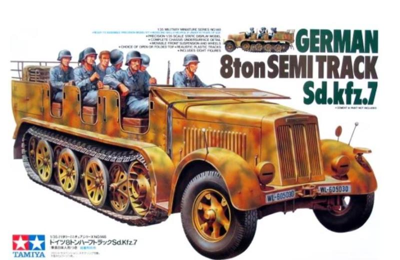 Tamiya 35148 _ German 8 ton semi track sd.kfz.7