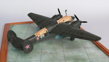 Tupoljev Tu-2 a Magyar Légierőben (párás hajnal)
(ecsetes)