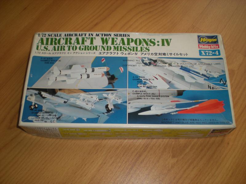 1/72! Hiányos! Pár elem a kereten festve! Ami megvan: TDU-10B;ALQ-131;AGM-62;LAU-88A;LAU-77A;AGM-84;ALQ-87;ALQ-119;ALQ-101! Mindenből kettő van! 1500-