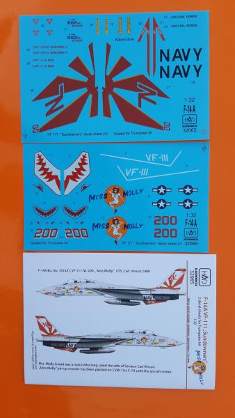 HAD 32065 F-14A Tomcat decal