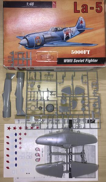 2025-07-20 La-5 Hobbycraft 1-48 5000Ft_