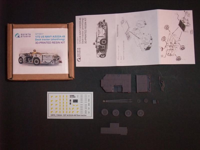 1/72 Quinta Studio US  Navy AS32A-49 Deck Tractor ; 8500.-