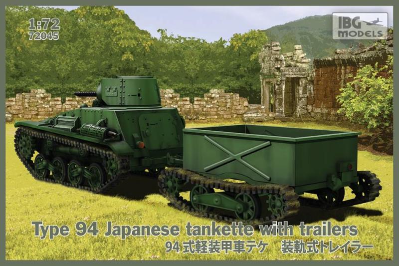 1:72 IBG 72045 - Type 94 Japanese tankette with trailers - 4.000 Ft