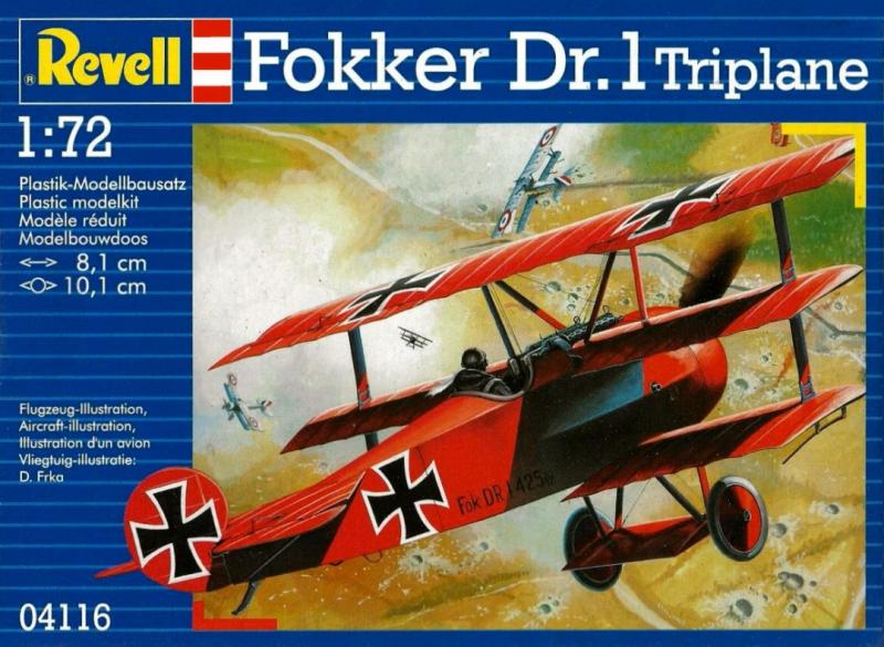 1:72 Revell 04116 -Fokker Dr.1 Triplane - 3.000 Ft