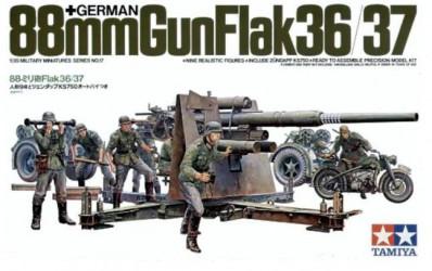 4000.- Tamiya 1-35 88mm Flak, 10-15%-ban megkezdve