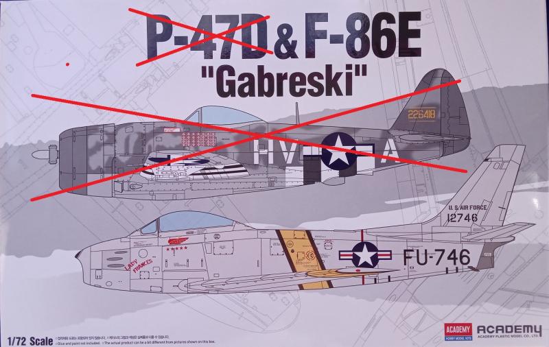 Academy 12530 F-86E Sabre - Gabreski