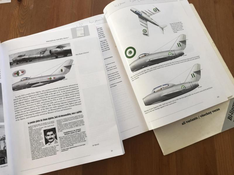 A Tom Cooper és David Nicolle Arab MiGs könyvében található színes illusztrációk