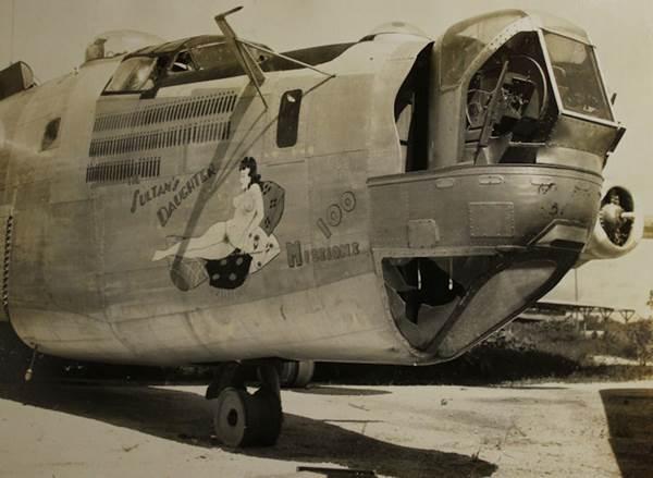 A Biak-szigeti roncstemető 100 bevetés feletti veteránjainak sorába tartozik a „The Sultan’s Daughter” is (380th BG „The Flying Circus”, 531st BS)
