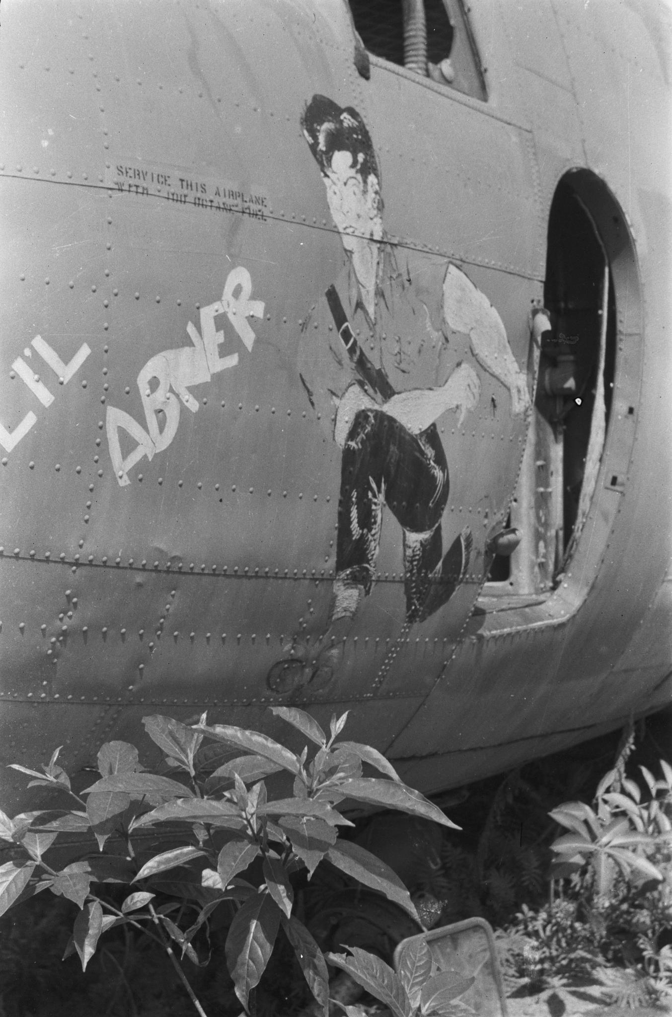 Ez a C-47 Skytrain nose art-ját és nevét a korszak népszerű képregényhőse, "Li'l Abner" után kapta