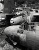 Szemben a "Ready Teddy", egy 105 bevetéses veterán A-20G Havoc, a 312th BG jellegzetes koponyás festésű orrával