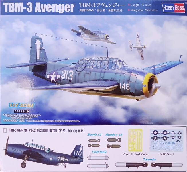 Hobby Boss 87274 TBM-3 Avenger