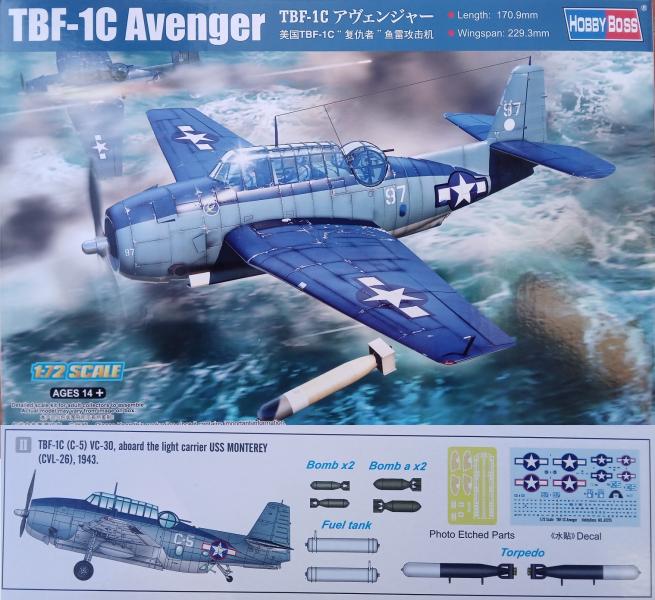 Hobby Boss 87275 TBF-1C Avenger