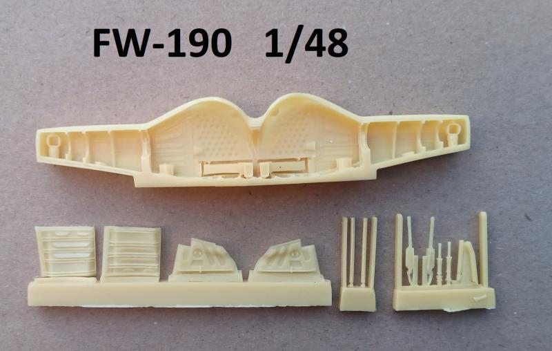1-48 FW-190A-3 wheel bay -  Aires 4302