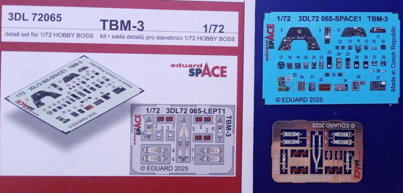 Eduard 3DL 72065 TBM-3 Space