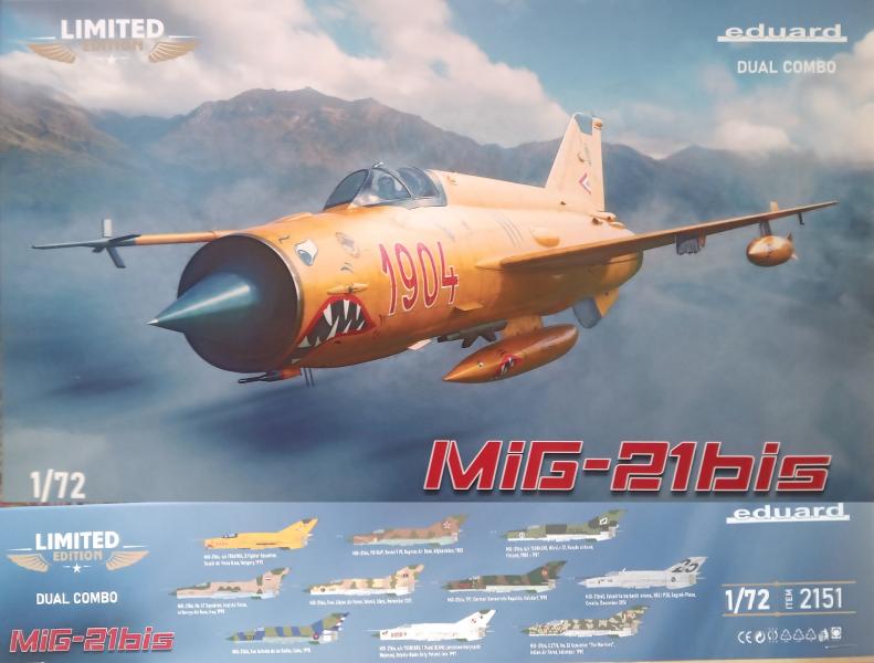 Eduard 2151 MiG-21bis Dual combo