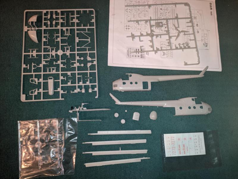 Hobbyboss Mi-4 elkezdett, doboz nincs 3000 Ft