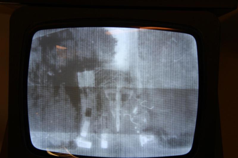 Viggen infravörös képe hajtóművezés után, friss kerozinnal feltöltve