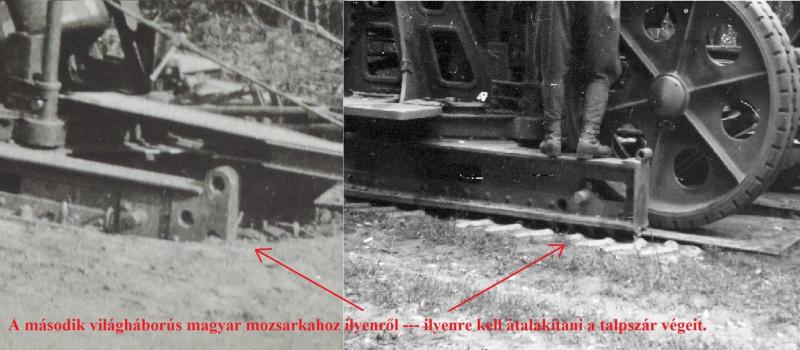 30,5cm 11/16M talpszárvég átalakítása