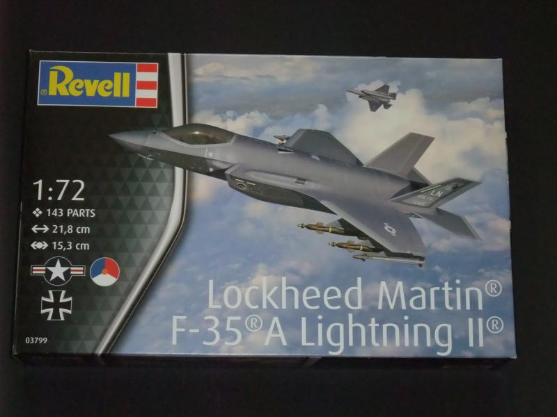 1/72 Revell Lockheed Martin F-35A Lightning II , fegyverzet  nélkül ; 11000.-