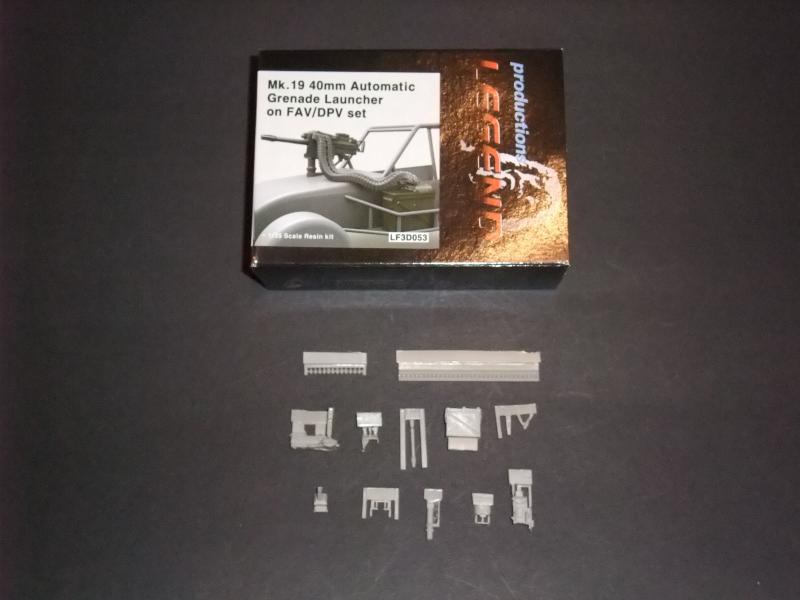 1/35 Legend Mk.19 40 mm-es gránátvető FAV  DPV tartókészletre (2 db) ; 5000.-