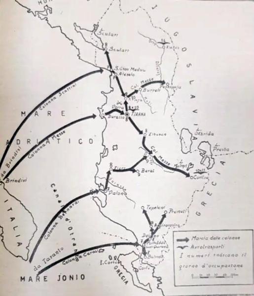 Az invázió irányai