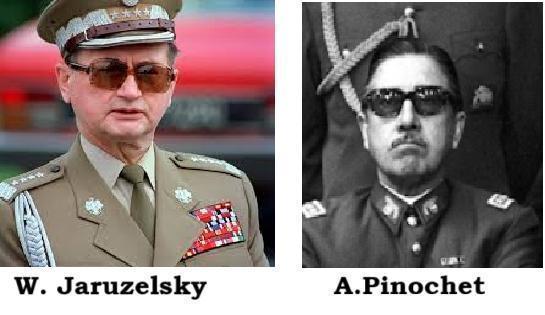 Pinochet és Jaruzelsky ugyanazon a szemüvegen át nézték a világot