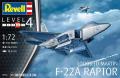 72 Revell F-22A gyári helyett TwoBobs 72-071 matrica + Armory kerekek 8000Ft