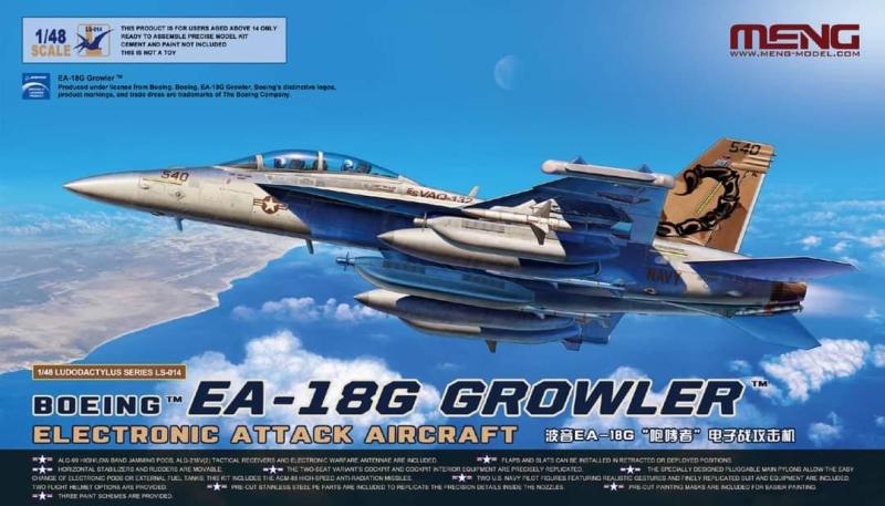 EA-18G Growler
1:48 Meng LS-014