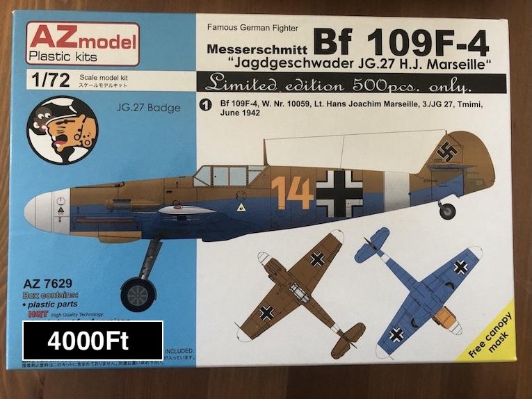 1:72 AZ Mod Bf-109 Marsellie