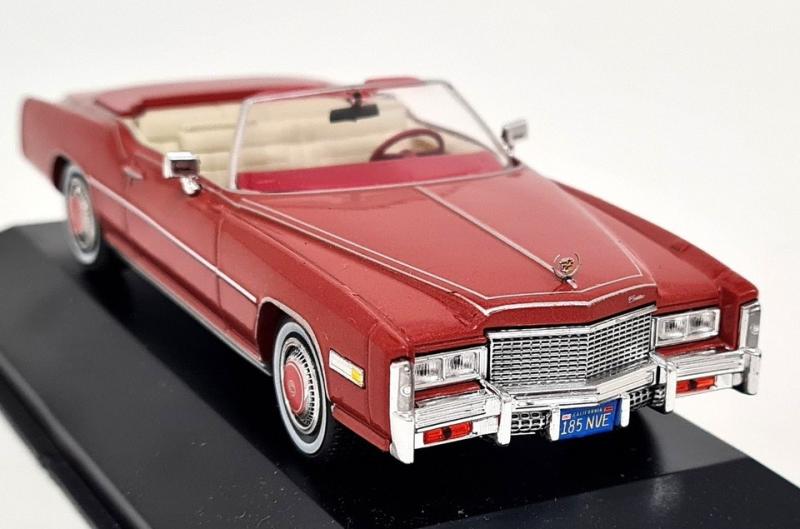 Deagostini 1.43 Cadillac Eldorado Convertible 1976 Coral Diecast Scale Model Car