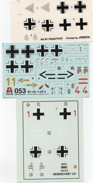 BF109_matricák 300Ft/db