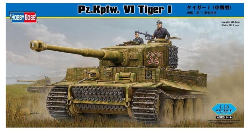 18900.- HobbyBoss 1-16 Tiger I, minimálisan megkezdve