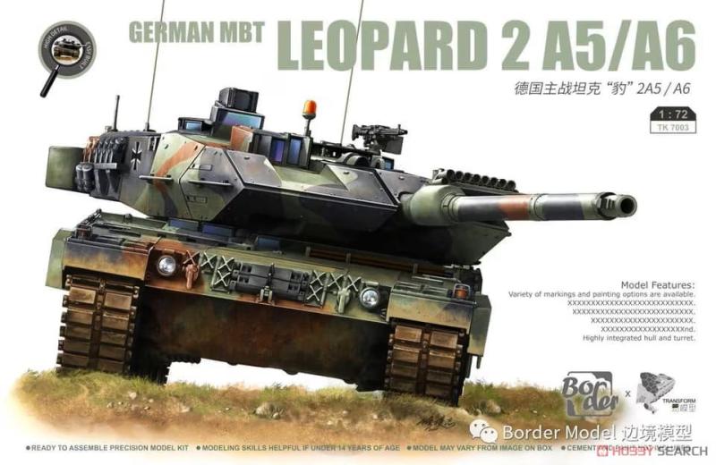 1:72 Border Model TK 7201 - Leopard 2A5/A6 - 8.000 Ft