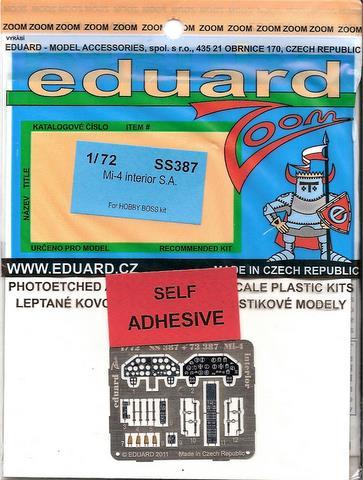 Eduard SS387 Mi-4 Hound - Interior S.A. for HobbyBoss
