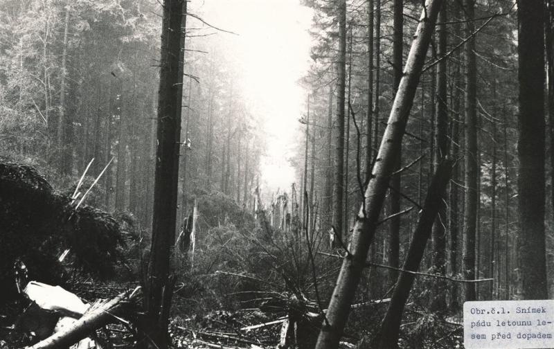 A 2083 számú MiG21R balesetének helyszíne