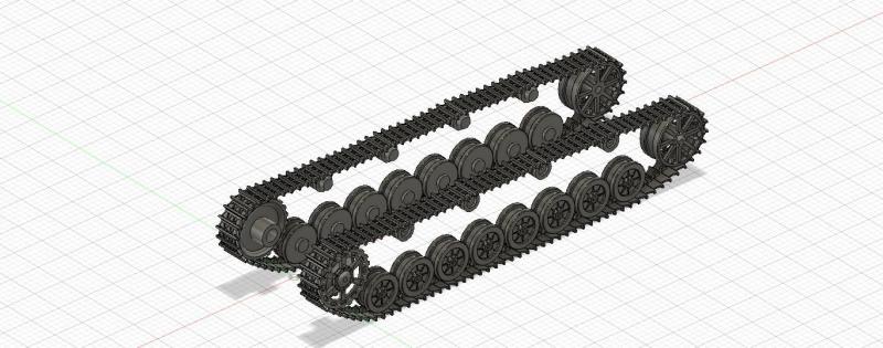 A lánctalp és a görgők