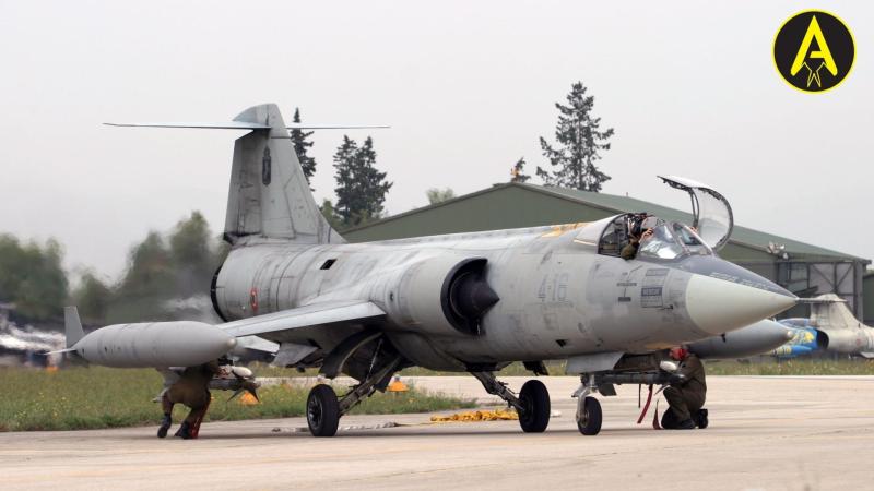 Az olasz légierő F-104ASA-M gépe