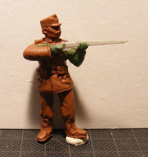 Saját faragású honvédgyalogos