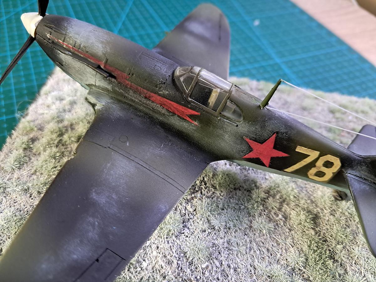 A pótolt ablak kiszáradva