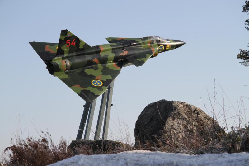 Viggen az autópálya mellett